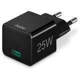 Hama PUNJAČ GLAVA, PD/QC, USB-C, 25W, crni | Eponuda.ba