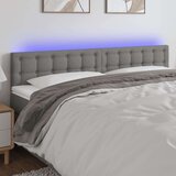  Uzglavlje tamnosivo 180x5x78/88 cm od tkanine Cijene