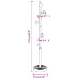  Stalak za kapute plavi 172 cm od željeza obloženog prahom | shoptok.hr