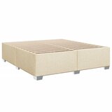  Krevet s oprugama i madracem krem 180x200 cm od tkanine | shoptok.hr