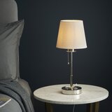  Endon 99596 - Stona lampa 1xE27/10W/230V bela/sjajni hrom | Eponuda.com