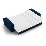 Micadoni Tamno plava sklopiva sofa od bouclé tkanine 247 cm Jodie – Home | shoptok.hr