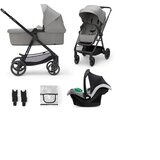 Kinderkraft kolica za bebe NEWLY SET 3U1 MOONLIGHT GREY