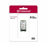 Transcend 512GB, M.2 2242,PCIe Gen3x4, NVMe, 3D TLC, DRAM-less Cene