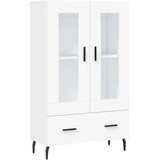 Maison Chic Visoka omara - Komoda - Predalnik bela 69,5x31x115 cm inženirski les, (21721127) | Shoptok.si