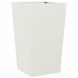  Vrtne sadilice 2 kom bijele 45x45x75 cm čelične | Eponuda.com