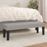  Klupa svjetlosivi 100x30x30 cm od tkanine | shoptok.hr