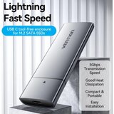 Vention kpeh0 m.2 ngff usb-c 3.1 aluminium ssd rack | ePonuda.com
