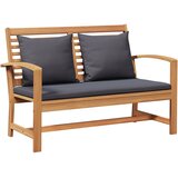  Sjedeća garnitura za vrt 3 kom. Prirodna Čvrsto teak drvo | shoptok.hr