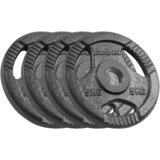 Rebel Active olimpijski set utega od lijevanog željeza 4x5 kg, rupa 51 mm, ploča s ručkama | shoptok.hr
