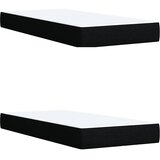  Krevet s oprugama i madracem crni 200x200 cm od tkanine | shoptok.hr