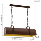 Eglo 49702 - visilica na lancu deerhurst 3xE27/60W/230V | Eponuda.com