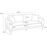 Atelier Del Sofa sofa i fotelja seren cream