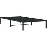 Metalni Kovinski posteljni okvir črn 100x190 cm | Shoptok.si