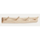 Kave Home Stenski obešalnik iz masivnega tika v naravni barvi 63 cm Gaillech – | Shoptok.si