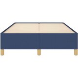  Okvir kreveta bez madraca plavi 120x190 cm od tkanine | shoptok.hr