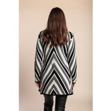 Fenzy Pleteni Kardigan S Uzorkom, Sivo/Crno/Bijelo | shoptok.hr