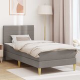  Krevetna konstrukcija Sivo-smeđa 80 x 200 cm Poliester | shoptok.hr
