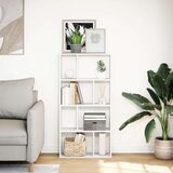 vidaXL Regal za knjige bijeli 60x20x120 cm od konstruiranog drva | shoptok.hr