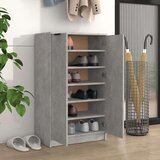 Ormarić za cipele boja betona 59x35x100 cm konstruirano drvo | shoptok.hr
