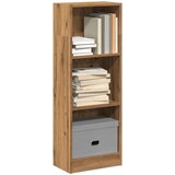 vidaXL Knjižna omara hrast 40x24x109 cm inženirski les | Shoptok.si