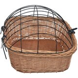  Prednja košara za bicikl s poklopcem 50x45x35 cm prirodna vrba | shoptok.hr