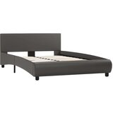  Okvir za krevet od umjetne kože s LED svjetlom sivi 120x200 cm | shoptok.hr