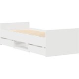  Okvir kreveta s uzglavljem i podnožjem bijeli 100 x 200 cm | shoptok.hr