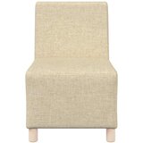  Modularna sofa bez naslona za ruke krem boje 55 cm, tkanina | shoptok.hr