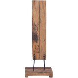  Stalak za vino za 6 boca 35 x 35 x 100 cm od masivne tikovine | Shoptok.si