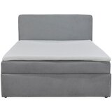 MID.YOU POSTELJA Z VZMETNICO 180 cm x 200 cm , tekstil siva | Shoptok.si