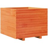  Vrtna sadilica voštano smeđe boje 60x60x49,5 cm od borovine | shoptok.hr