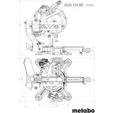 Metabo KGSV 254 MC Kappsäge | shoptok.hr