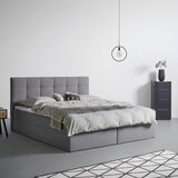Bessagi Home Postelja Z Vzmetnico Marselie, Siva, 200x220, Z Nadvložkom | Shoptok.si