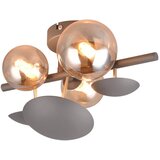 Trio Select Siva/zlata stenska svetilka Bubble – | Shoptok.si