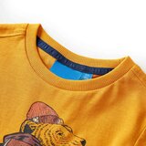  Dječja majica dugih rukava oker 116 | shoptok.hr