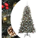 vidaXL Umestno božično drevo med 300 LED Zelena 99 x 99 x 180 cm | Shoptok.si