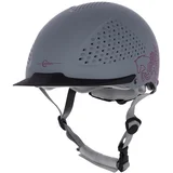 Kaciga za jahanje Beauty 2.0 siva 52-54 cm