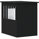 Namještaj s kavezom za pse crni 45x62x59 cm drveni | shoptok.hr