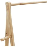  Stalak za odjeću s policama i kotačima 132x45,5x155,5cm bambusa | shoptok.hr
