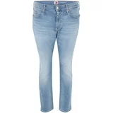 Tommy Jeans Plus Kavbojke 'SCANTON' moder denim / karamel / rdeča / bela