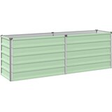  Povišeni vrtni krevet Pastelno zelena 160 x 40 x 55 cm | shoptok.hr