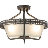 Elstead Lighting Elstead Crown 3-delno vgradna stropna viseča svetilka iz železa, E27, (22097963) | Shoptok.si