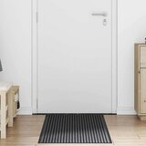 vidaXL Otirač Striped Crna i Siva 60 x 150 cm Polipropilen, PVC Cijene