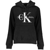 Calvin Klein Jeans Sweater majica crna / bijela | shoptok.hr