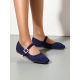 Resti Women's checked ballet flats with a buckle and strap Riffos | Shoptok.si