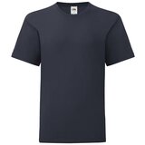 Fruit Of The Loom Navy blue children's t-shirt in combed cotton Cene