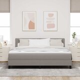  Krevet s opruga kutije Sivo-smeđa 180 x 200 cm tkanina | shoptok.hr