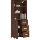  Visoka komoda boja hrasta 69 5x34x180 cm od konstruiranog drva | shoptok.hr