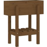 Maison Chic Vrtno cvetlično korito - Cvetlični Lonec medeno rjavo 62x30x69 cm trdna borovina, (21788534) Cene